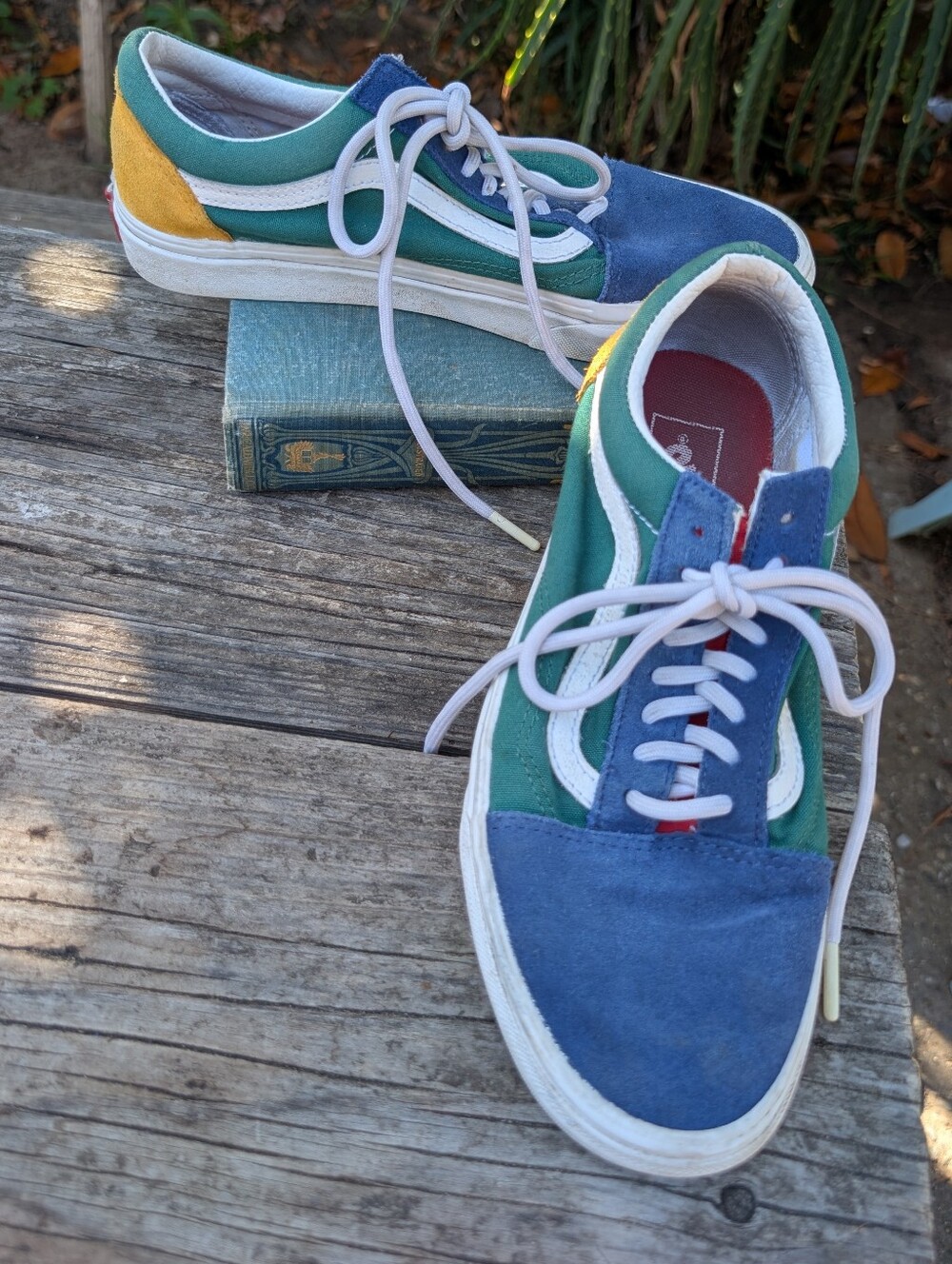 Vans Old Skool Yacht Club Colorblock Suede & Canvas Low-Top Sneakers